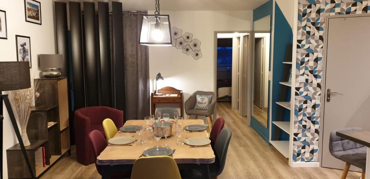 Coeur De Troyes T4 Terrasse 5Eme Etage Centre Ville Wifi Parking Exterior foto