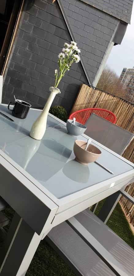 Coeur De Troyes T4 Terrasse 5Eme Etage Centre Ville Wifi Parking Exterior foto